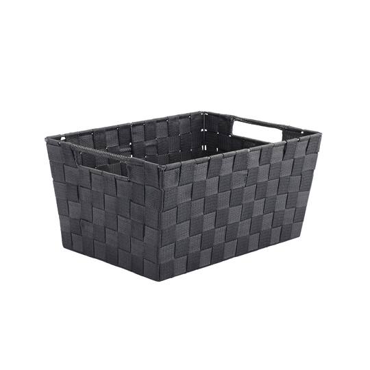 For The Black Nylon Tapered Storage Basket With Handle Cutouts For The Black Nylon Tapered Storage Basket With Handle Cutouts By Ashland At Michaels